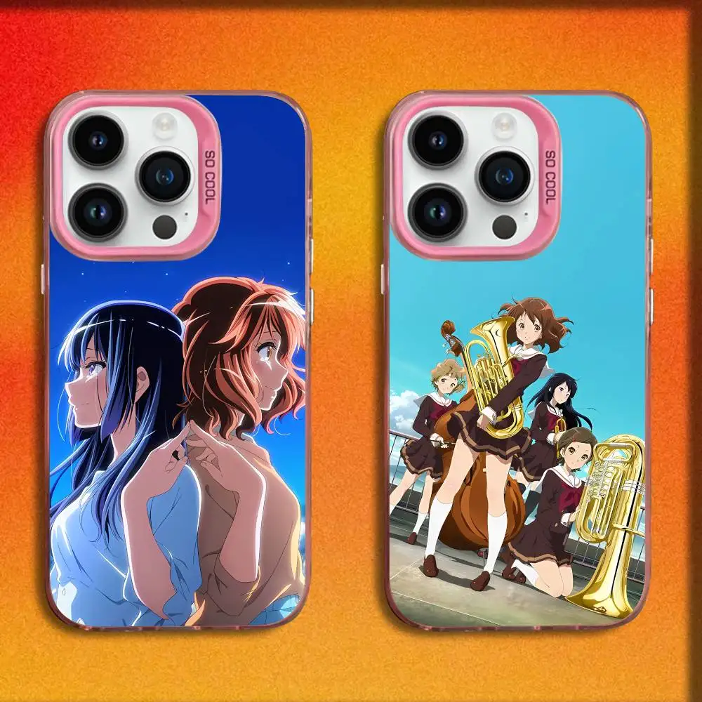 

Hibike Animation euphonium movie 3 Phone Case For iPhone 17,16,15,14,13,12,11,Pro,Max,Plus,E,SE4,Air,Mini Pink IMD Box