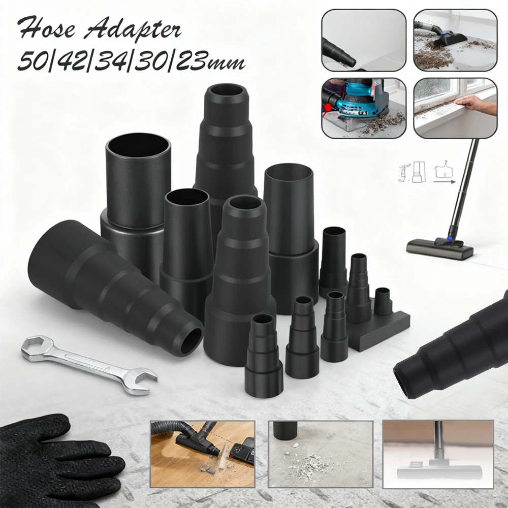 

1/2/4pcs Universal Vacuum Cleaner Adapter Converter, 50/42/34/30/23mm Hose Connector for Tube, Vacuum Cleaner Accessories