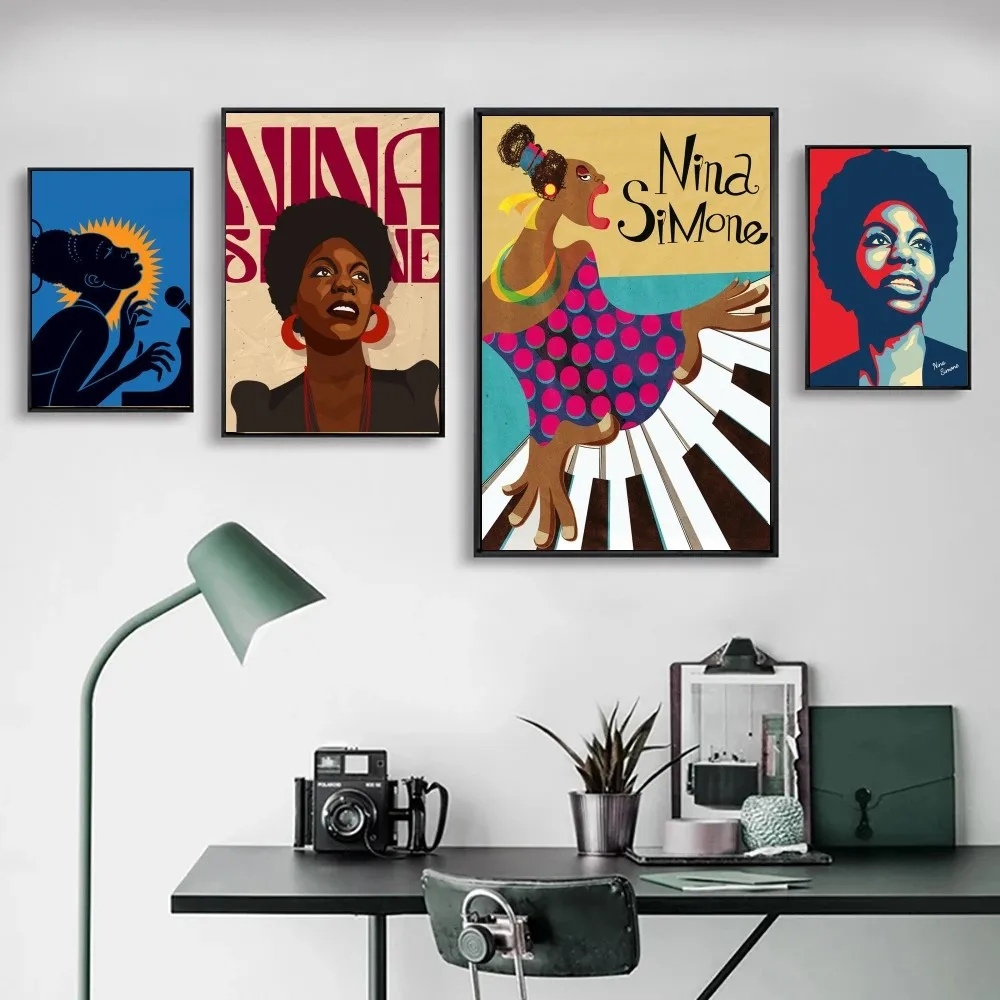 1pc Nina simon Poster Poster Art Print Bar Living Room Furniture Decor