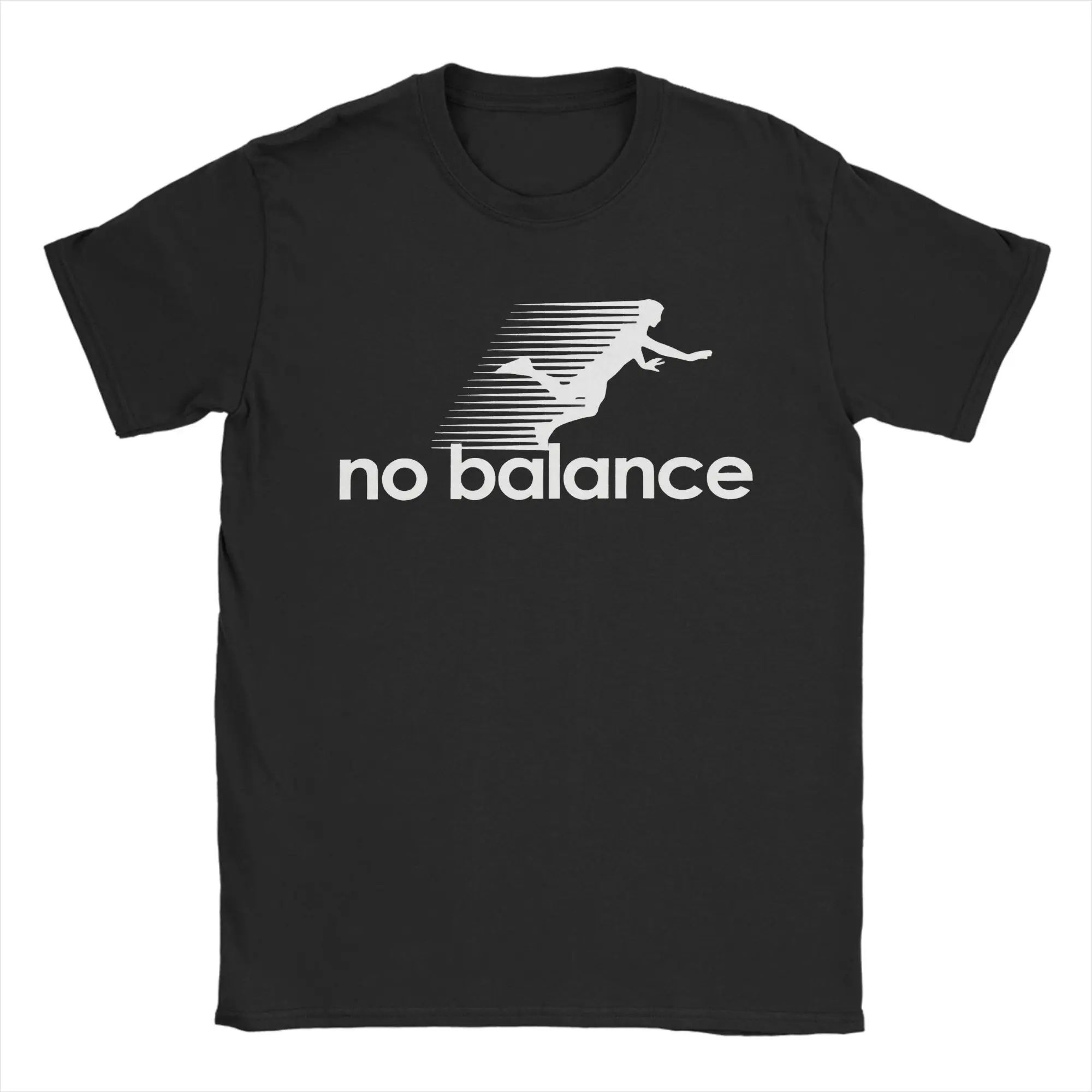 Cool No Balance T-Shirt Men Crewneck Pure Cotton T Shirts  Short Sleeve Tees Party Clothes