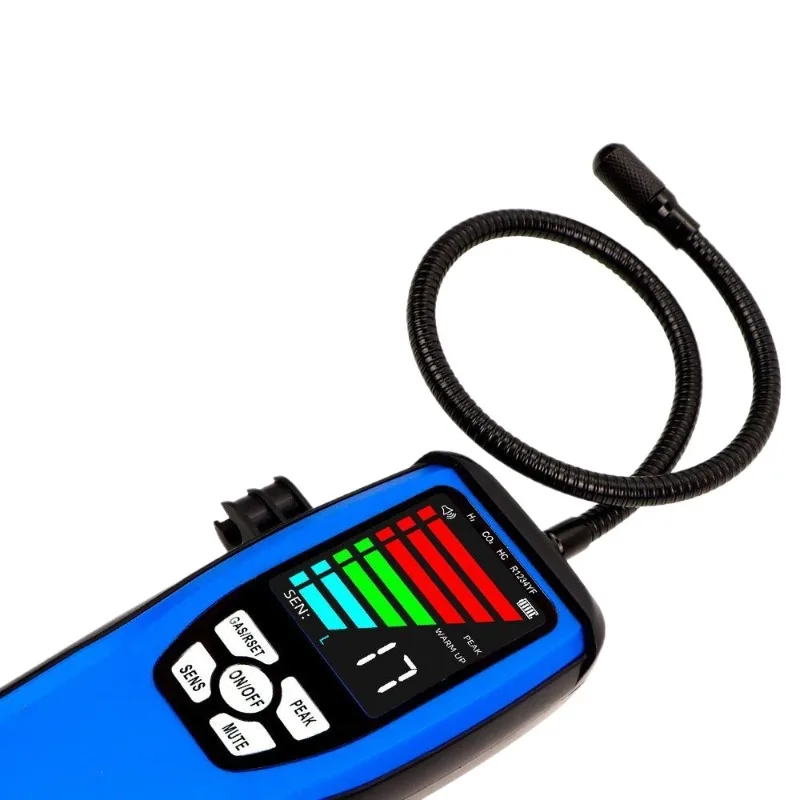 Professional Handheld Car AC Refrigerant Leak Detector Semiconductor Electronic Halogen Gas Tester Snow Seed Freon Leak Finder