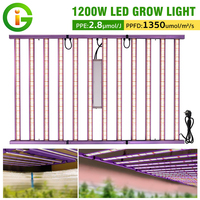 High Brightness LED Plant Grow Light LM281b Full Spectrum Dimmable Grow Light Waterproof 1200W With 7680 LEDS