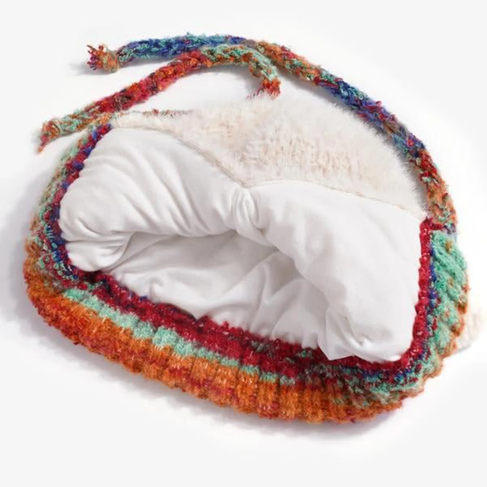 أزياء لطيف قرون عيد الميلاد أفخم لينة ومريحة الدفء في الخريف والشتاء حماة الأذن قبعة صوف محبوكة