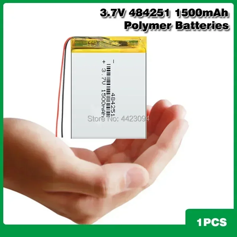 484251 504050 3.7V 1500mAh Lithium Li-ion Rechargeable battery For Tablet PC toys MP4 Bluetooth headset navigation instruments