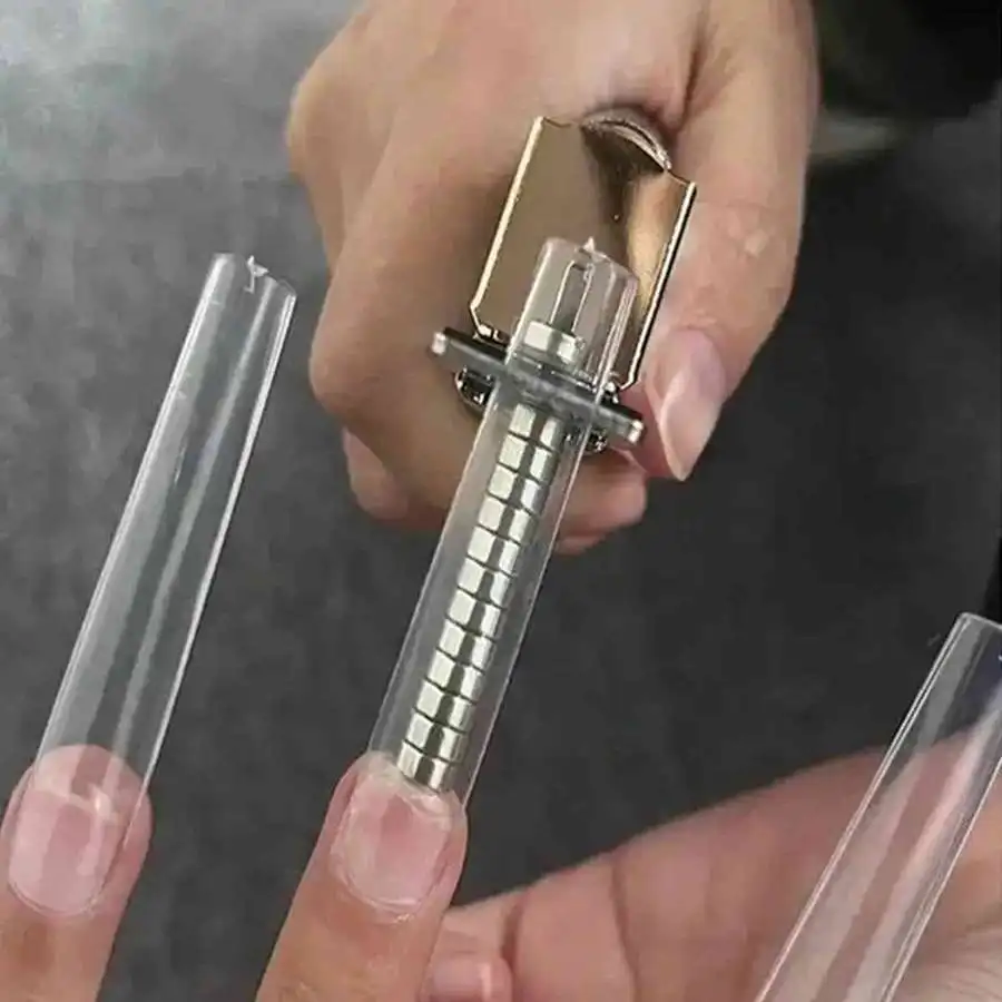 10 قطعة/الحقيبة مسمار أدوات الرسم مغناطيس قوي أسطواني متعدد الوظائف القط العين المغناطيس مانيكير تصميم ذاتي الصنع