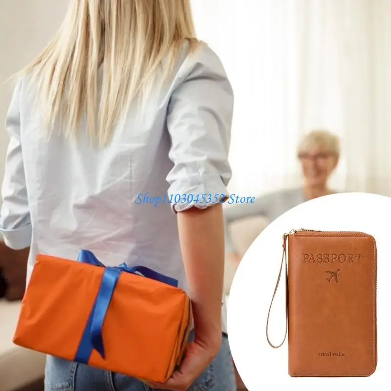 Case Case Cover Cover Travel Wallet Pu Leather Card Case Accessories for Women and Men