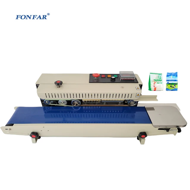 Continuous Film Sealing Machine,plastic Bag Package Machine Horizontal/vertical Heating Sealing Machine(220V/50Hz)