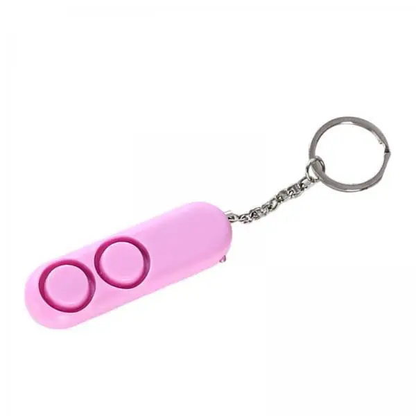120DB Safety Alarm Keychain with LED Light Mini Self Protection Device for Children Women Elderly