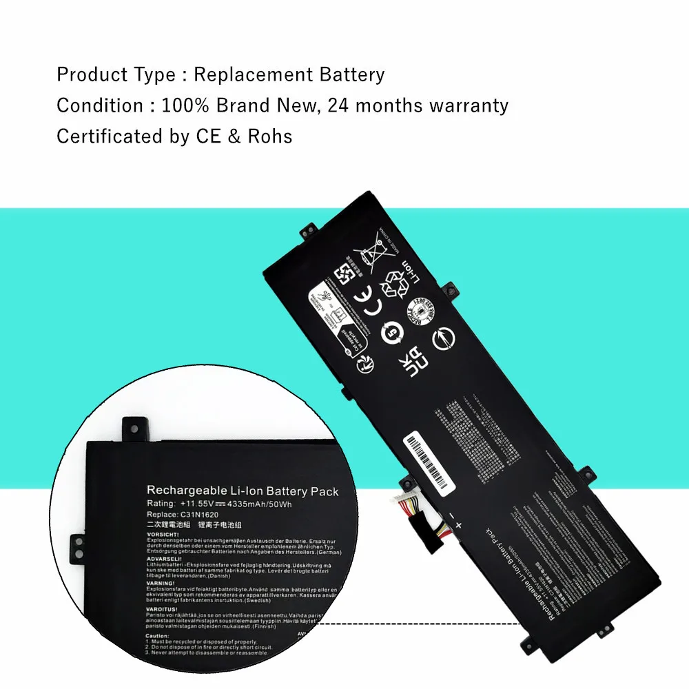 C31N1620 3ICP5/70/81 Laptop Battery For Asus ZenBook UX430 UX430UA UX430UN UX430UQ PRO PU404 PU404UF