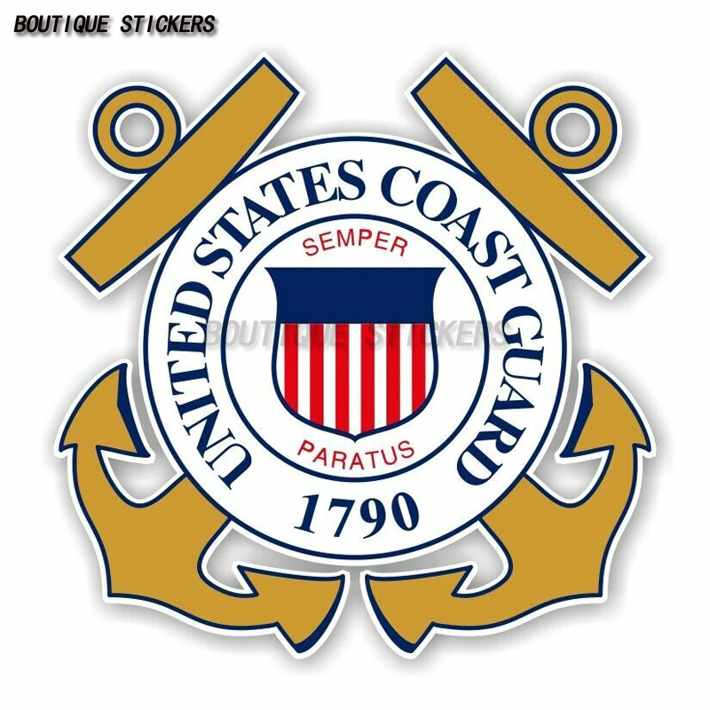 

Exquisite Car Stickers US Coast Guard Stickers/Stickers Die cut Waterproof PVC Stickers