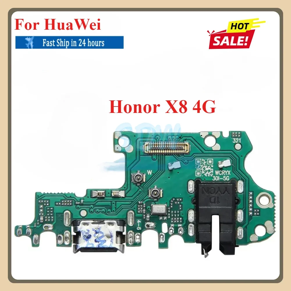 1Pcs USB Charging Port Dock Plug Connector Charger Board For HuaWei Honor X6 X6s X7 X8 4g/X85G/X8A 5G X9