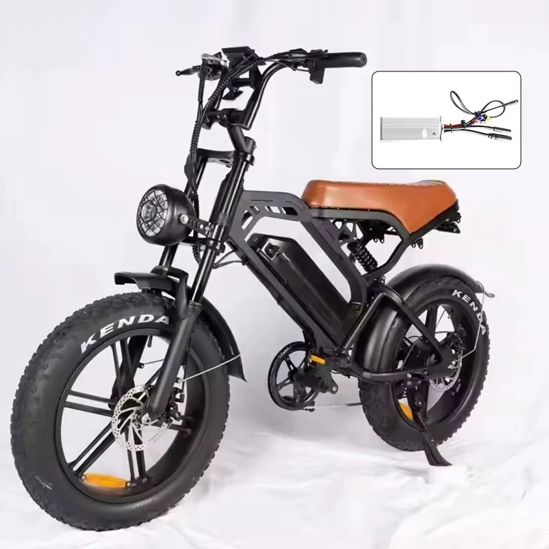New Image Electric Bike Controller 25KM/H+ with Red Motor Cable for V20 Fat Electric Bicycle 500W Control Board Replacements