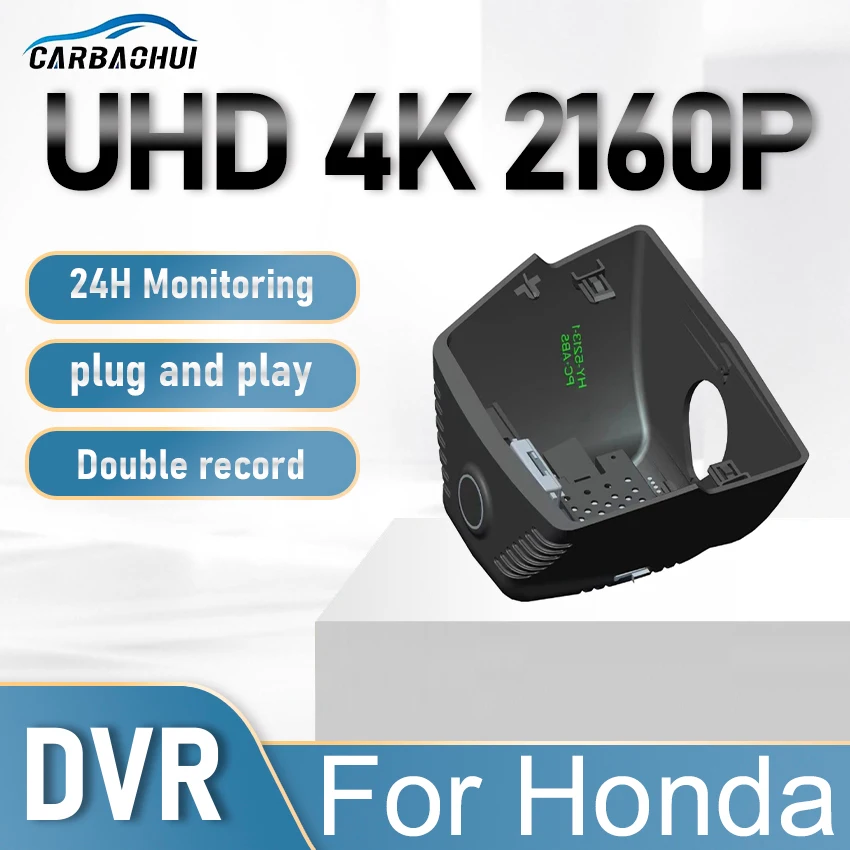 

4K 2160P Автомобильный видеорегистратор Видеорегистратор Plug and Play для Honda Accord 11 Mk11 CY 2023 2024 DashCam Новый для Accord