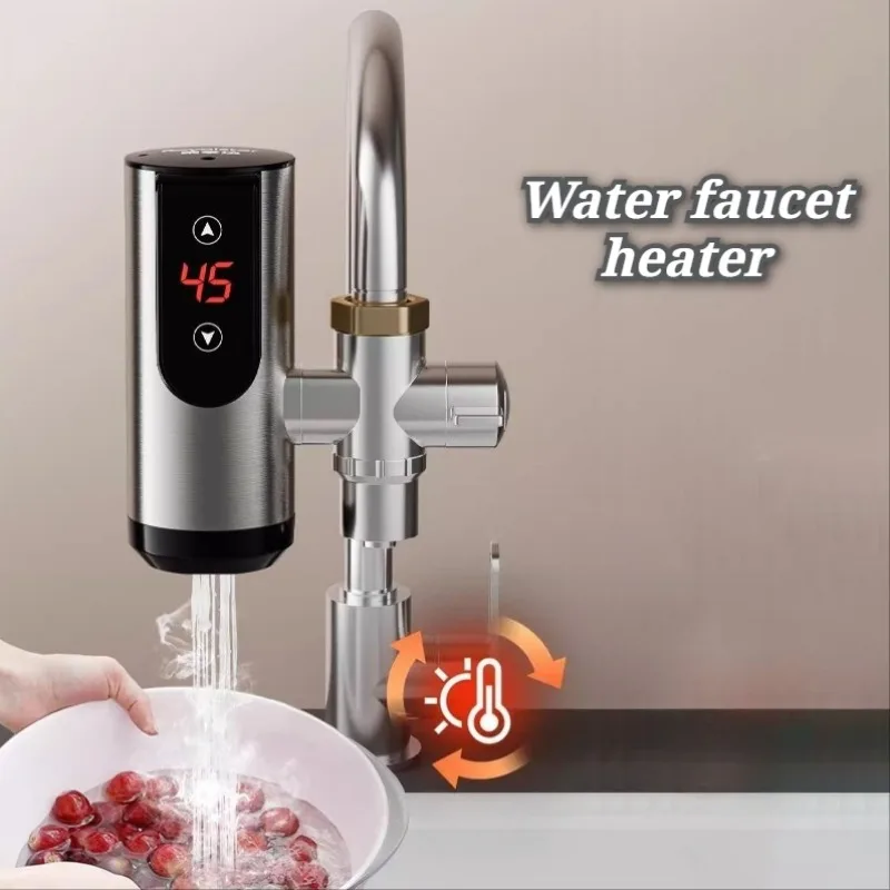 Home Electric Heating Faucet Kitchen Instant Heating Single Hole Faucet Connecting Heater Convenient Bathroom Accessories