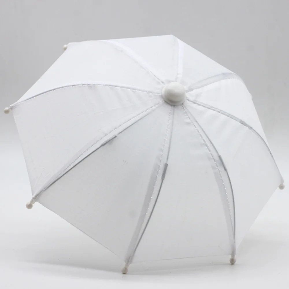 1Pc Baby Doll Rain Gear Toy Umbrella Mini Umbrella Doll Accessories Children Multicolor Toy Clothing Decoration