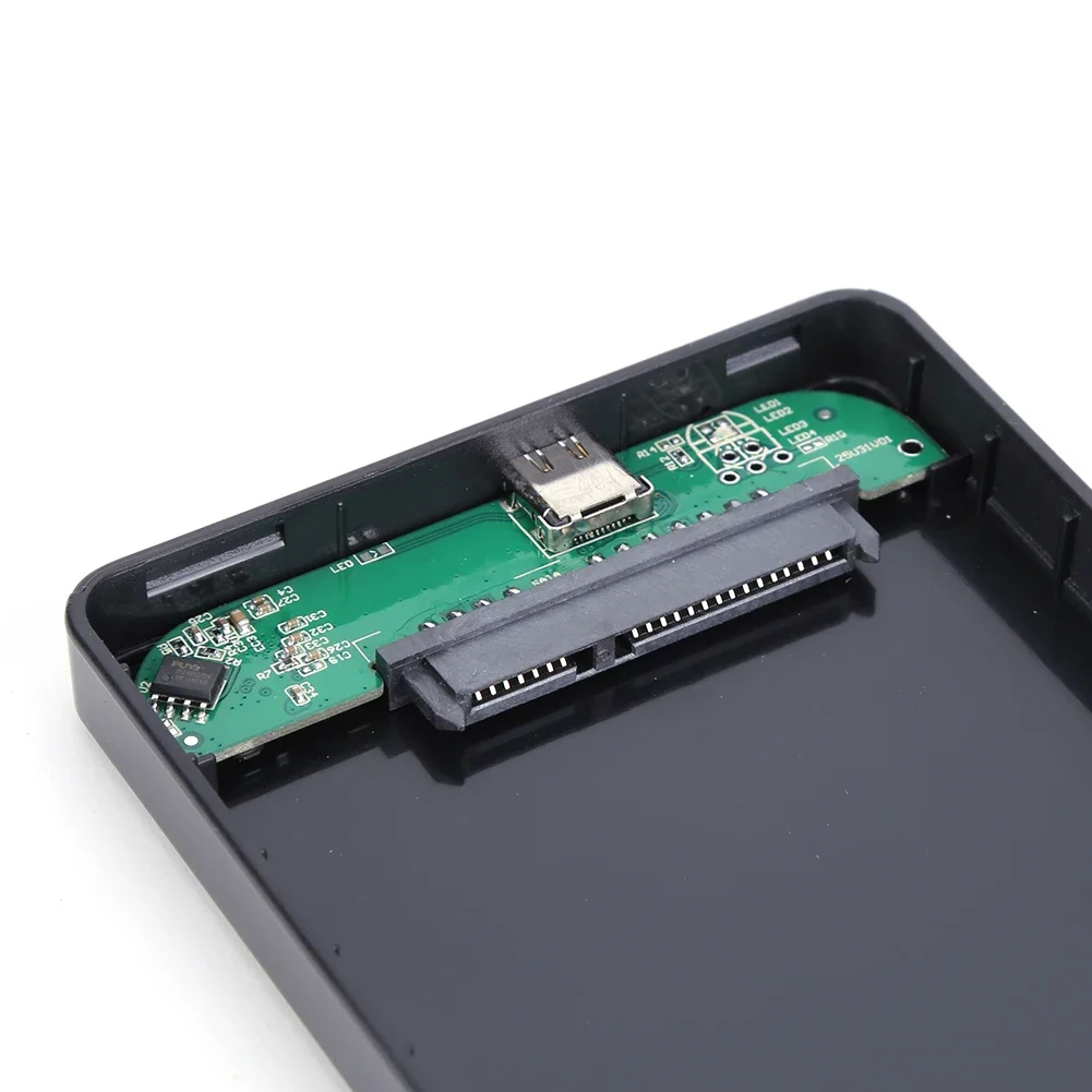 2023 USB3.1 حافظة القرص الصلب 2.5in HDD الضميمة مع كابل USB3.0 إلى Type-C حافظة القرص الصلب المحمولة لـ SATA 1/2/3 HDD أو SSD