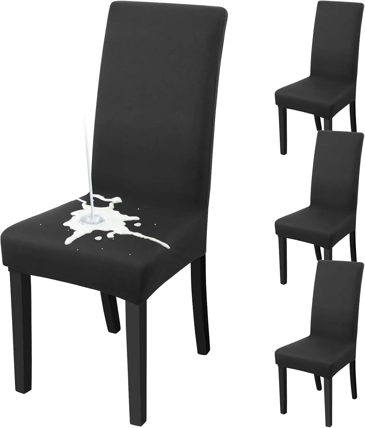 

Waterproof Dining Chair Covers, Parsons Chair Slipcover, Super Fit Stretch Kitchen Chair Slipcovers, Removable Washable Chairs