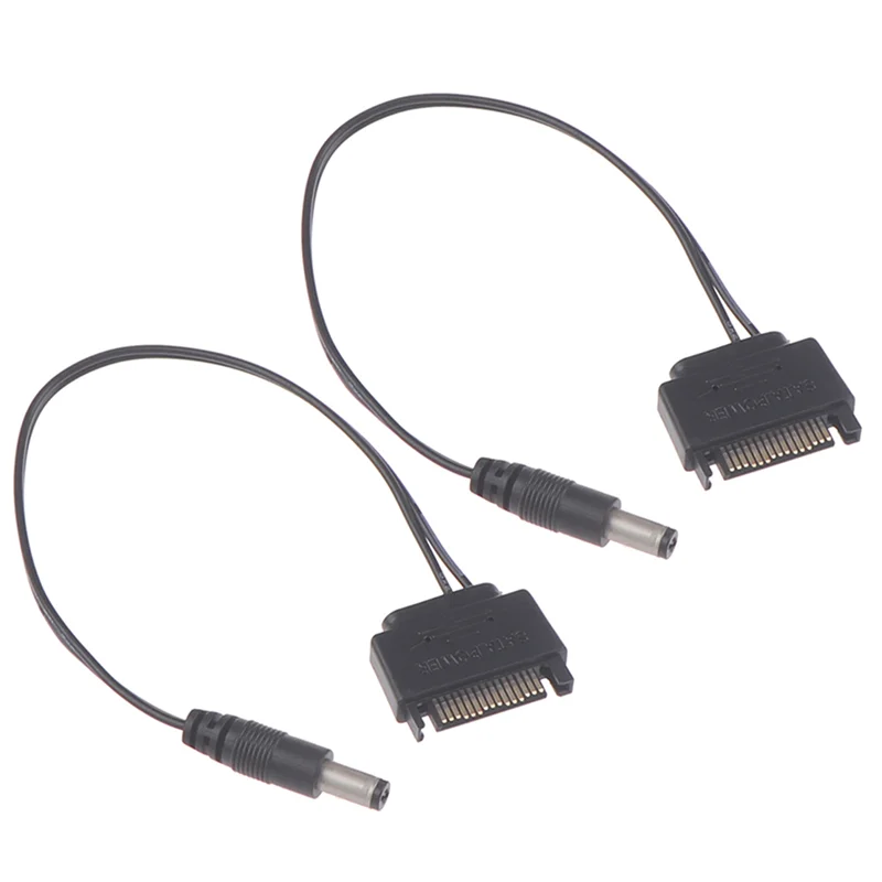 B27B 4Pcs DC Cable Power Supply SATA Revolution DC 5521 12V Power Supply SATA To DC Cable
