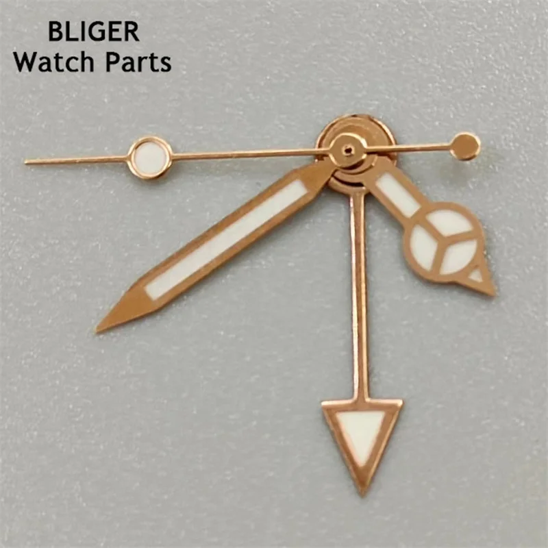 BLIGER  watch hands green luminous hands fit NH35 NH36 ETA2824 2836 Miyota8205 8215 821A Mingzhu DG2813 3804 PT5000 movement