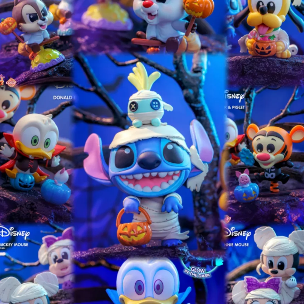 

Mickey Mouse And Friends (Pumpkin Version) Halloween Limited Blind Box Mini Figure Guess Pack Figure Halloween Christmas For Kid