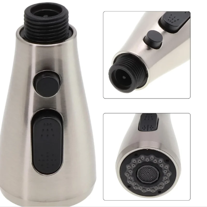 1pc Faucet Extender Metal Alloy,Three Modes,Head Water Saver Home Extended Shower Spray Filter