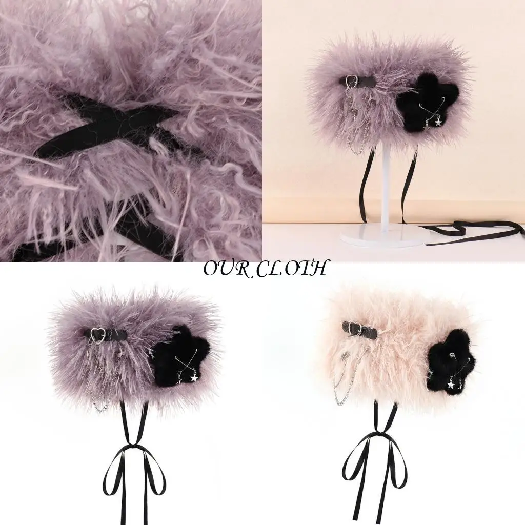 

Furry Warmers Winterwarmer Earmuff Elastic Fuzzy Lust Headwrap ушная муска y1ac