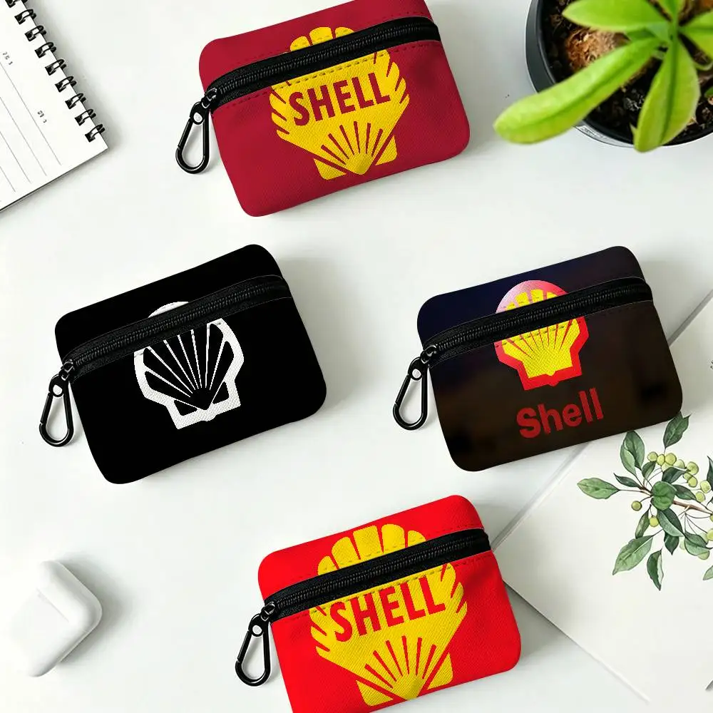 S-ShellS Wear-resistant Oxford Cloth Coin Purse Portable Backpack Hanging Card Storage Bag