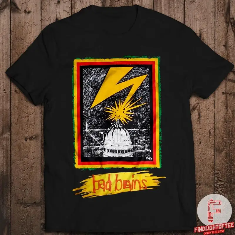 Bad Brains Lightning Bolt US Capitol T-Shirt