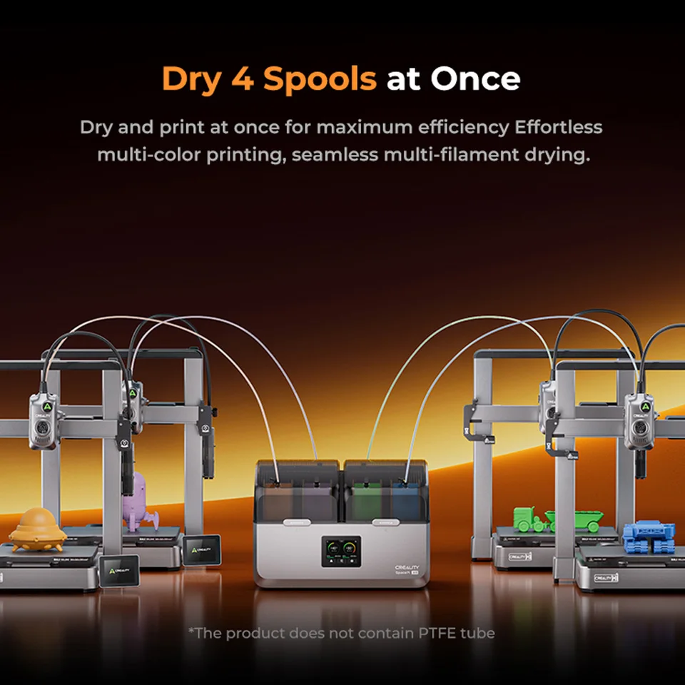 Creality SpacePi X4 Filament Dryer 4 Spools Up To 80℃ Dual