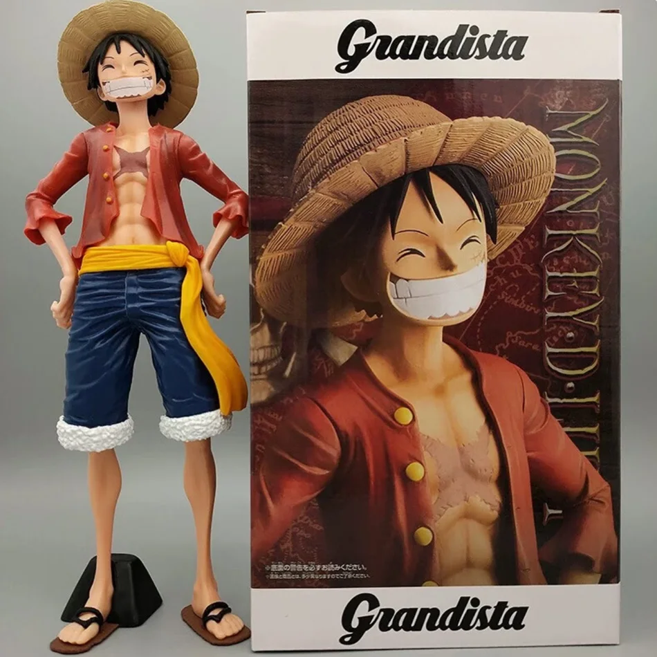 Neue One Piece Anime-Figur Feuerfaust Luffy Ace Sanji Kampfmodell Puppen PVC Sabo Actionfigur Zoro Geister-Drei-Klingen-Spielzeug