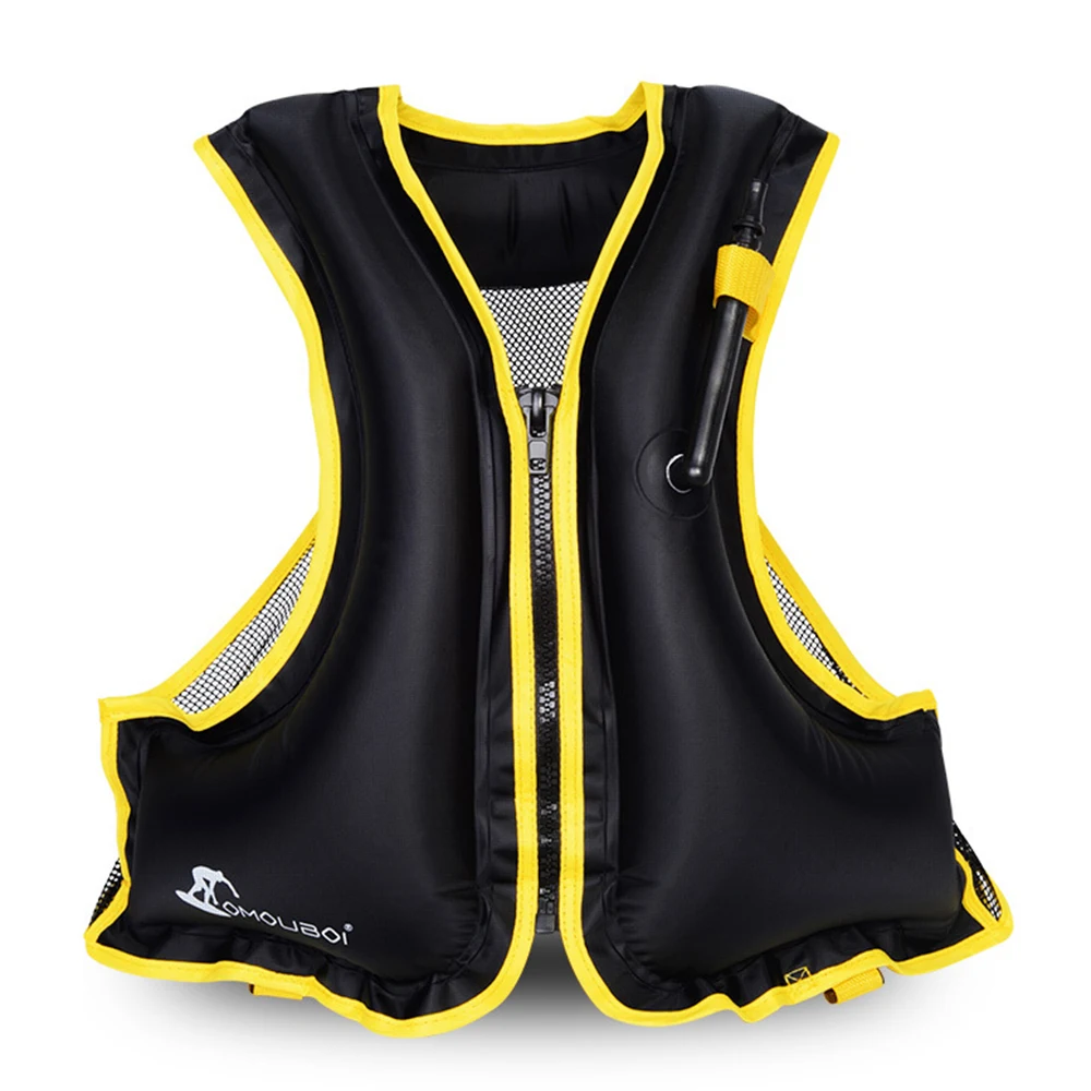 Adult Life Jacket Inflatable Swim Vest for Snorkeling Floating Device Swimming Drifting Surfing Water Sports Life Saving