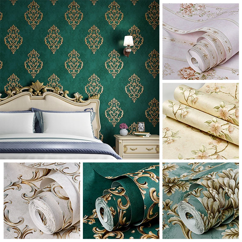 

53X100cm Non-woven Self-adhesive Wallpaper 3D Bedroom Living Room TV Background Wall Sticker Wall Papers Home Decoration