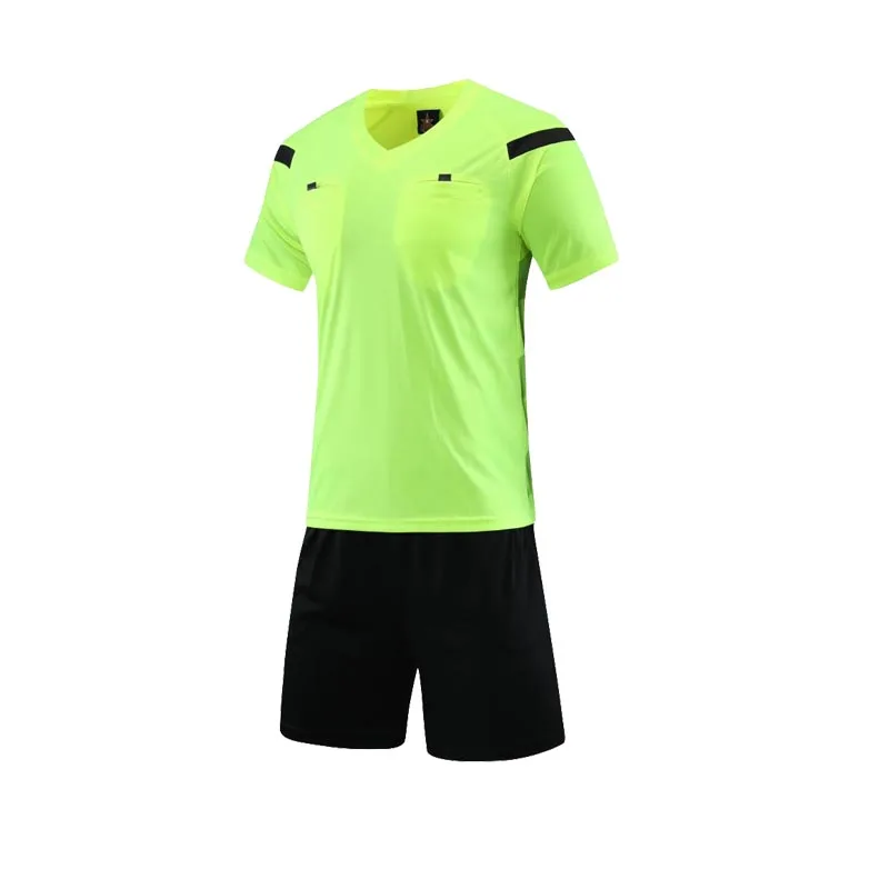 2024 new football uniform referee suit brand jersey short sleeve shorts summer training clothing custom wholesale free delivery