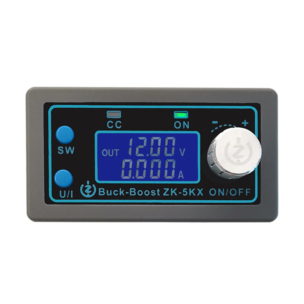 ZK-5KX DC DC Buck Boost Converter programmabile CC CV 0.6-36V 5A 5V 12V 24V 80W modulo di alimentazione regolabile alimentatore regolato