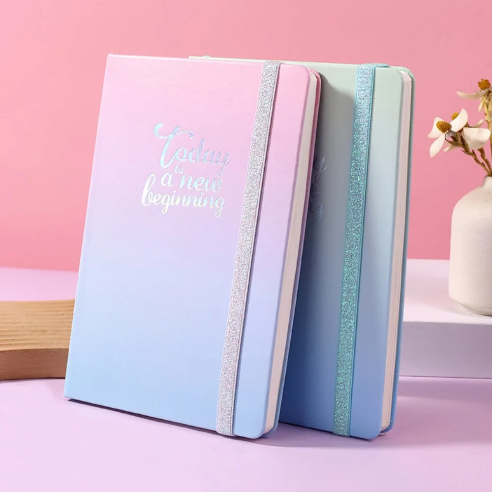 

A5 Notebook Schedules Study Planner Office School Supplies Self-fill Gradient Daily Planner Notepad Record Journal Calendar