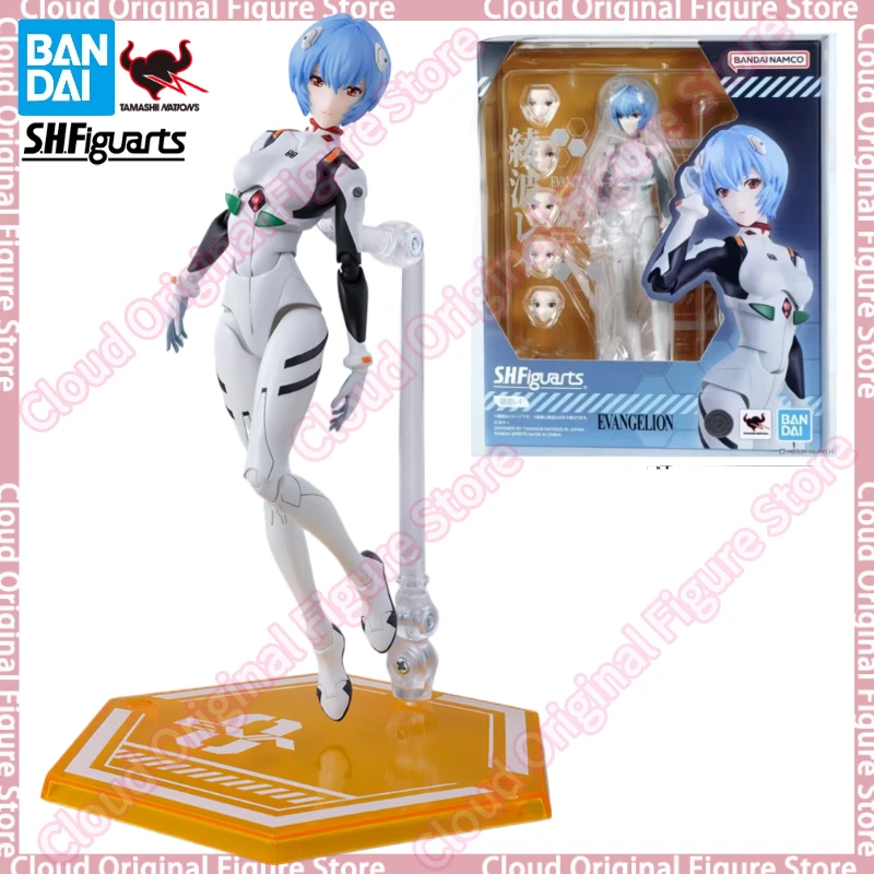 

In Stock 100% Original Bandai S.H.Figuarts Ayanami Rei Anime Figures PVC 13.5cm Model Collection Doll Toy Gift