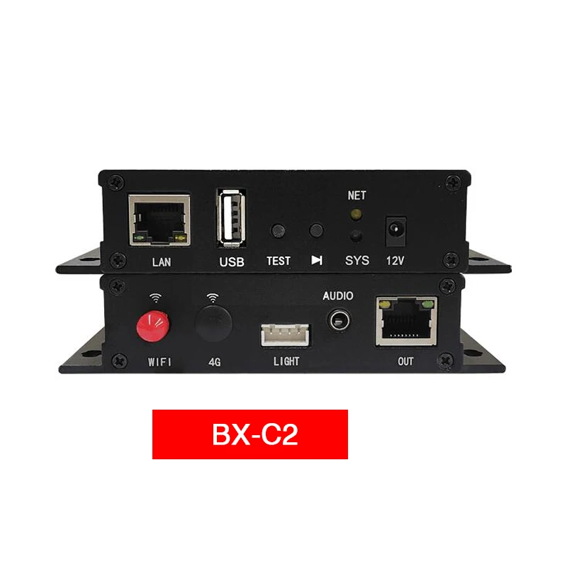 Onbon BX-Y2 / BX-Y2L / BX-C2 Wi-Fi Assíncrono Full Color LED Controller 1024*600 Pixels Porta USB Vídeo Multimídia Player