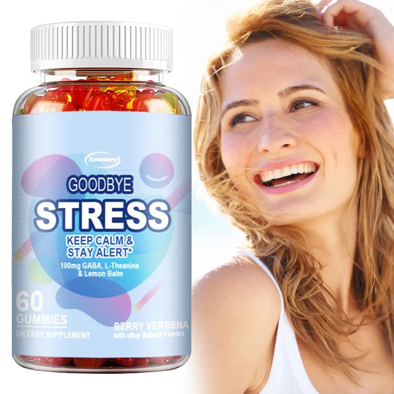 

Goodbye Stress Gummies - Reduce Stress & Negative Emotions, Improve Sleep Quality, Enhance Memory and Concentration