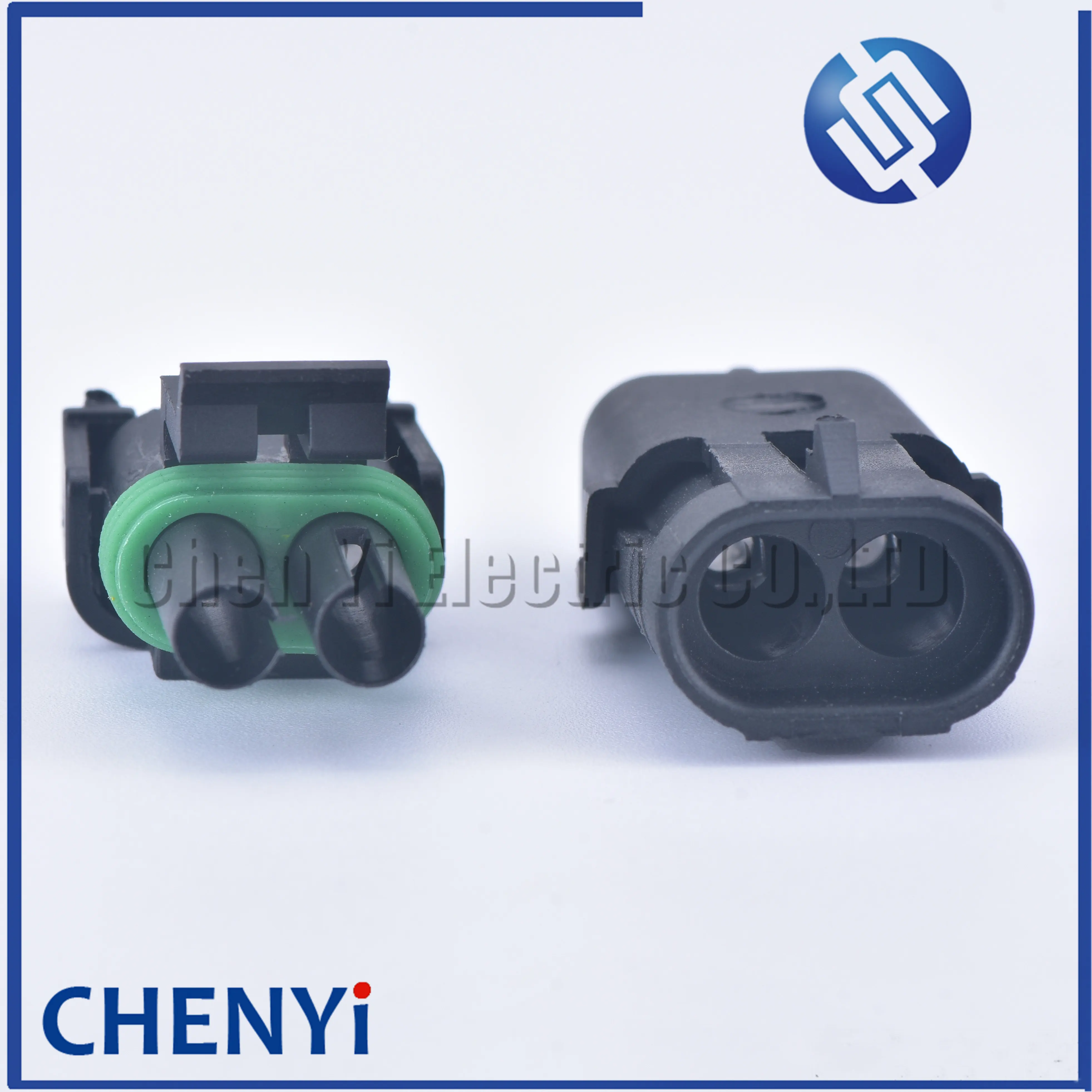 2 set 2 pin 2.5 mm Series Female and Male Injector Socket Waterproof Automobile Cable Connector Plug 12015792 12010973