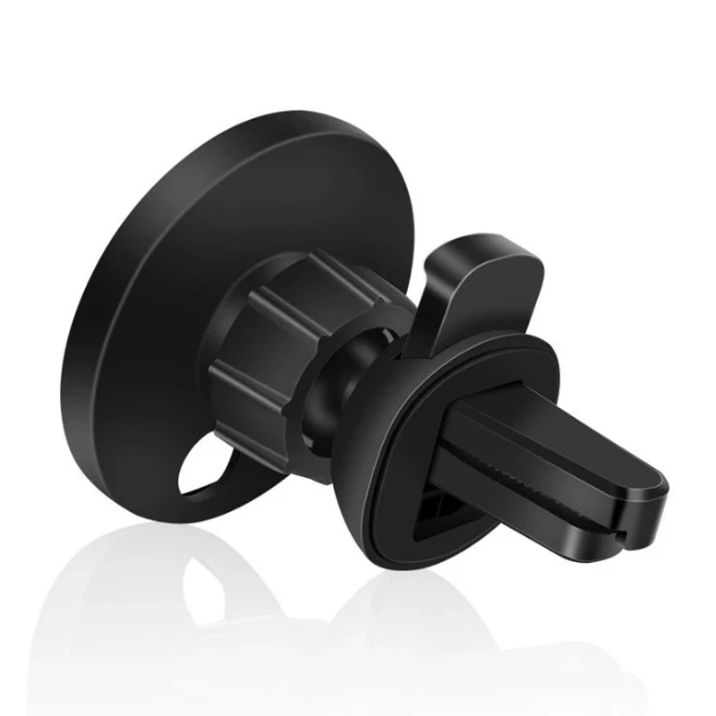 حامل هاتف السيارة المغناطيسي حامل لشاحن MagSafing حامل تنفيس الهواء المعدني في السيارة لتحديد المواقع جبل حامل ملحقات الهاتف المحمول