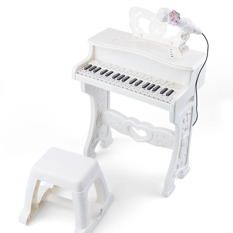 Children\'s music piano toys multi-function electronic organ with microphone beginners practice learning to play gifts for girls