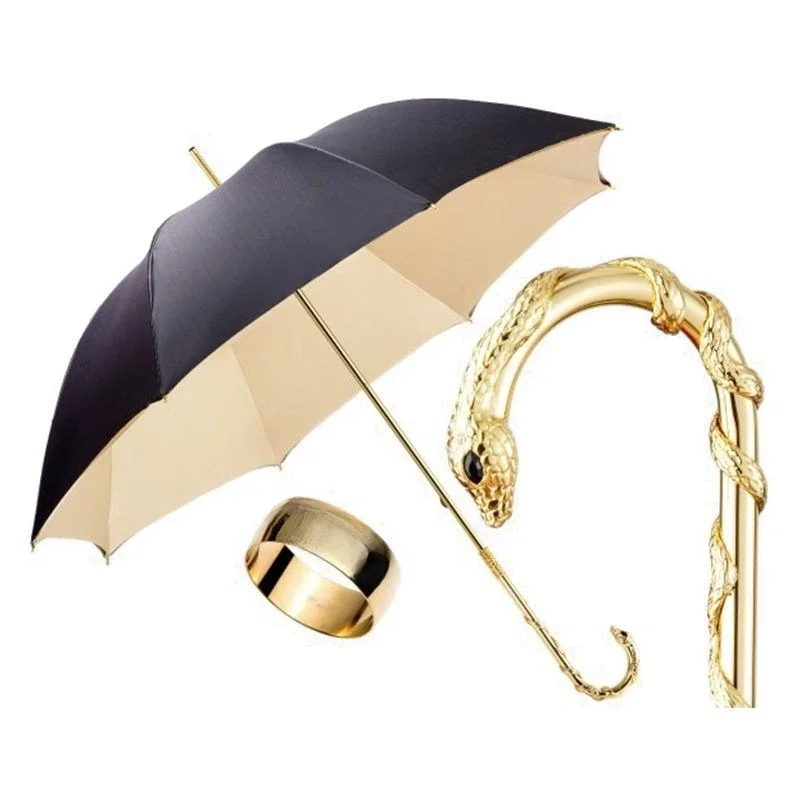 Double-layer bony umbrella, sun umbrella, sunscreen and sunshade long-handled umbrella.