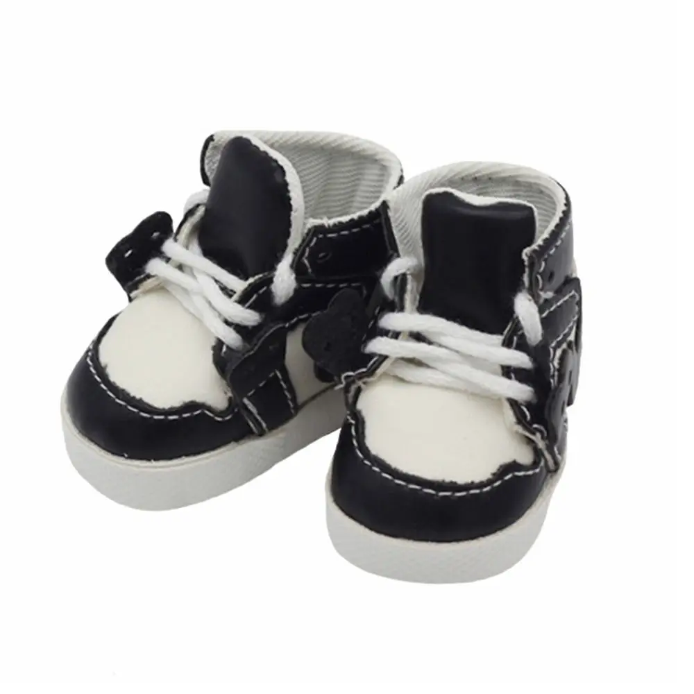 5*2.8cm Doll Shoes Clothes Accessories For 1/12 Dolls Casual Wear Shoes Fashion Sneakers for 20cm Cotton Doll DIY Gift Toys