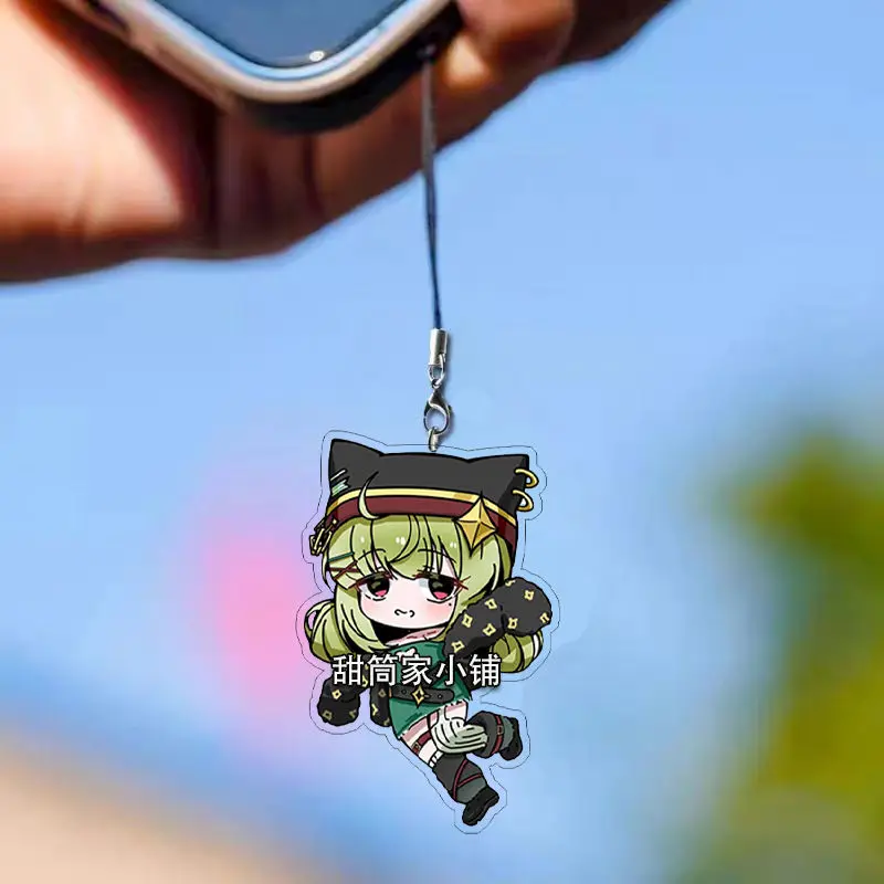 3 個私は魔法少女を賞賛し、アニメかわいいクリエイティブ漫画多用途バッグ携帯電話の装飾絶妙なペンダントキーストラップ