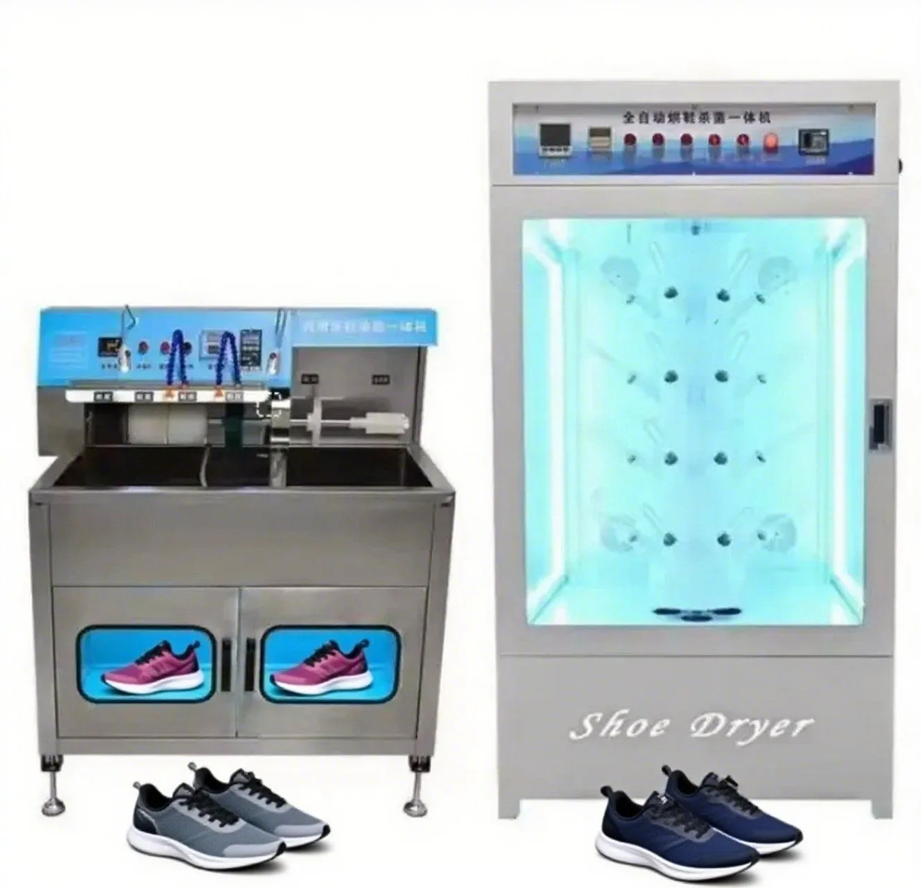 Коммерческие сушилки с щеткой для паровых кроссовок и подошвенными шайбами для прачечных