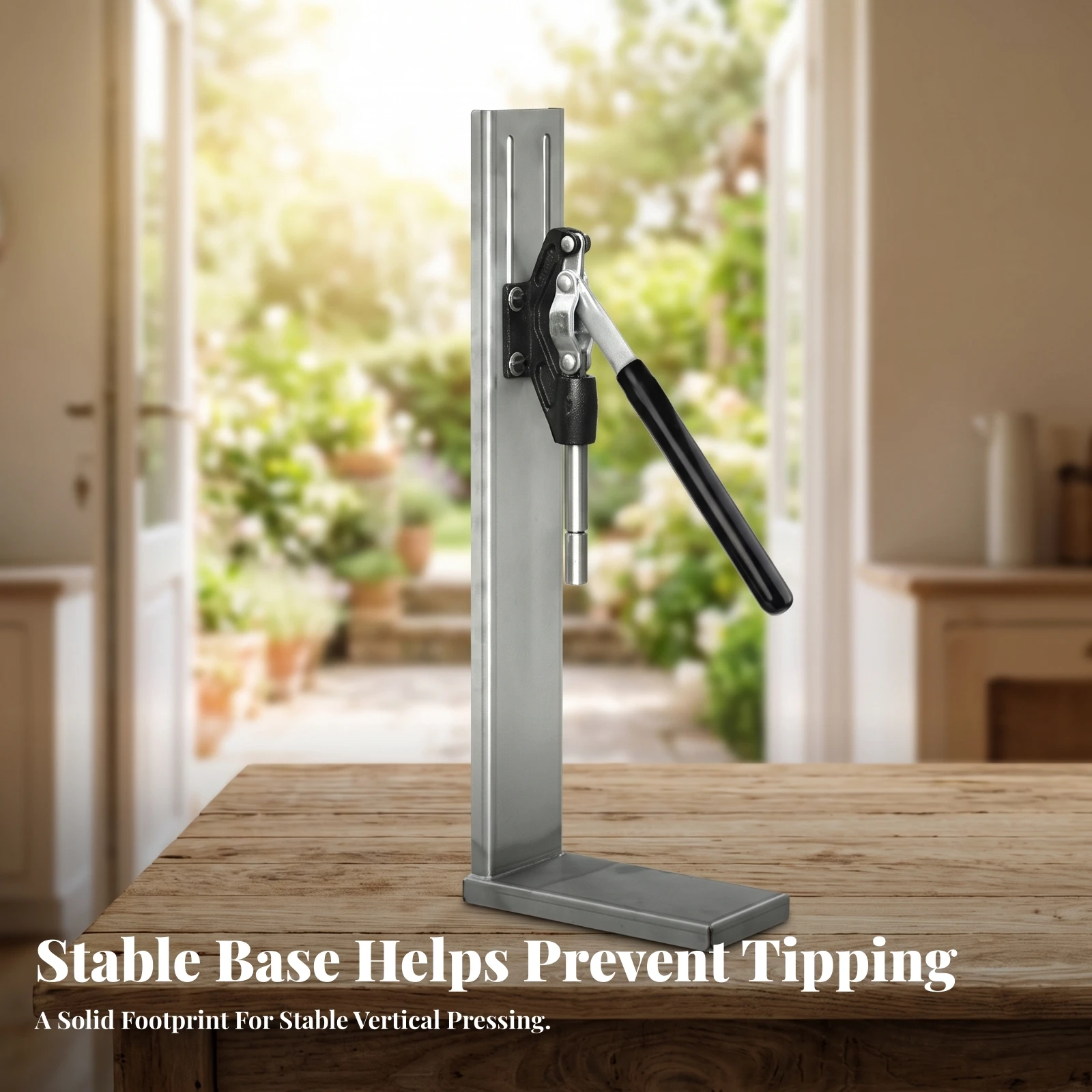 Wine Bottle Corker Lever-Operated Bottle Corking Inserting Stopper Tool Hand Pressure Corker Adjustable Machinery Ergonomic