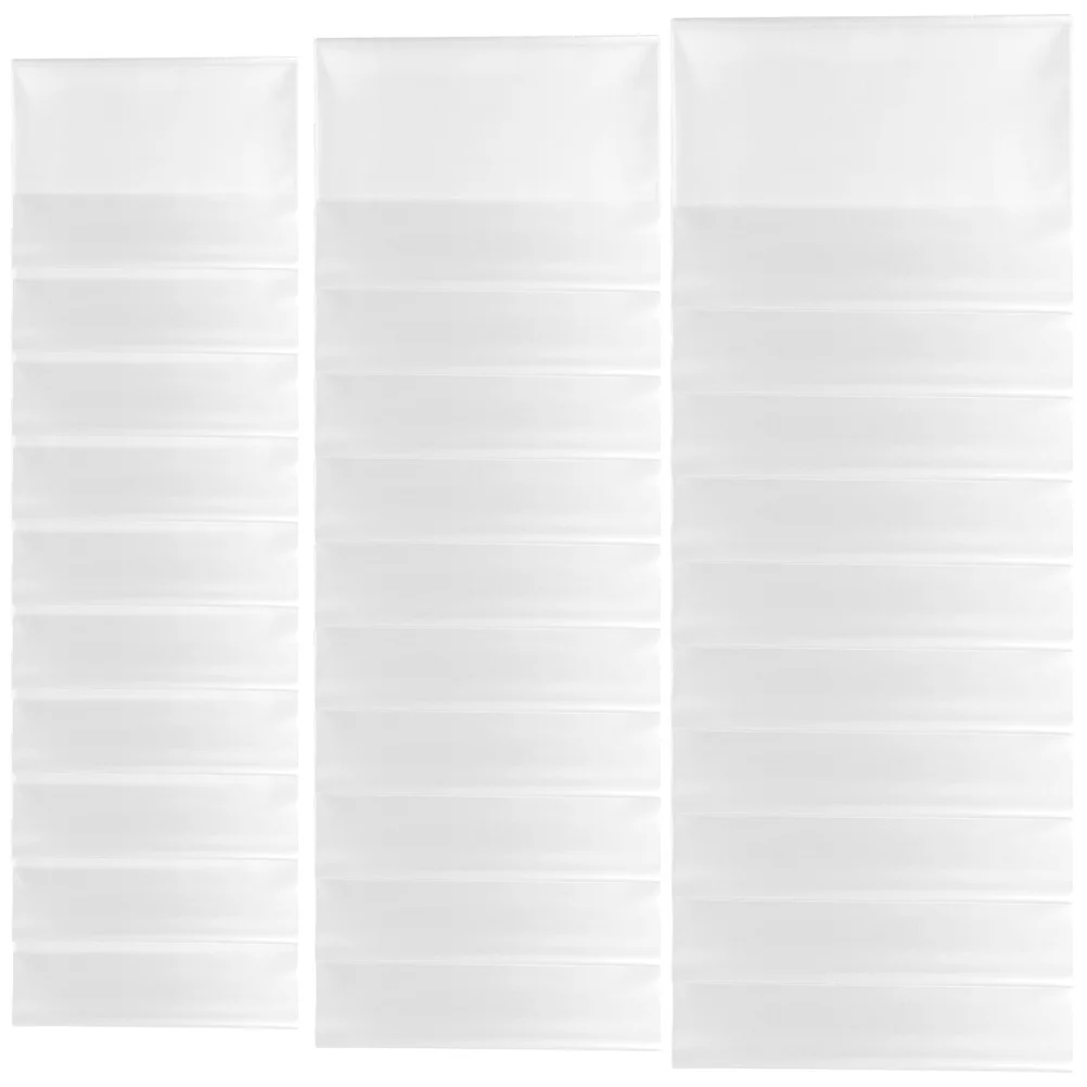 

30pcs Clear Thickened Pvc Book Covers Waterproof Protective Film Sleeve For Textbooks Notebooks Students Reusable Transparent