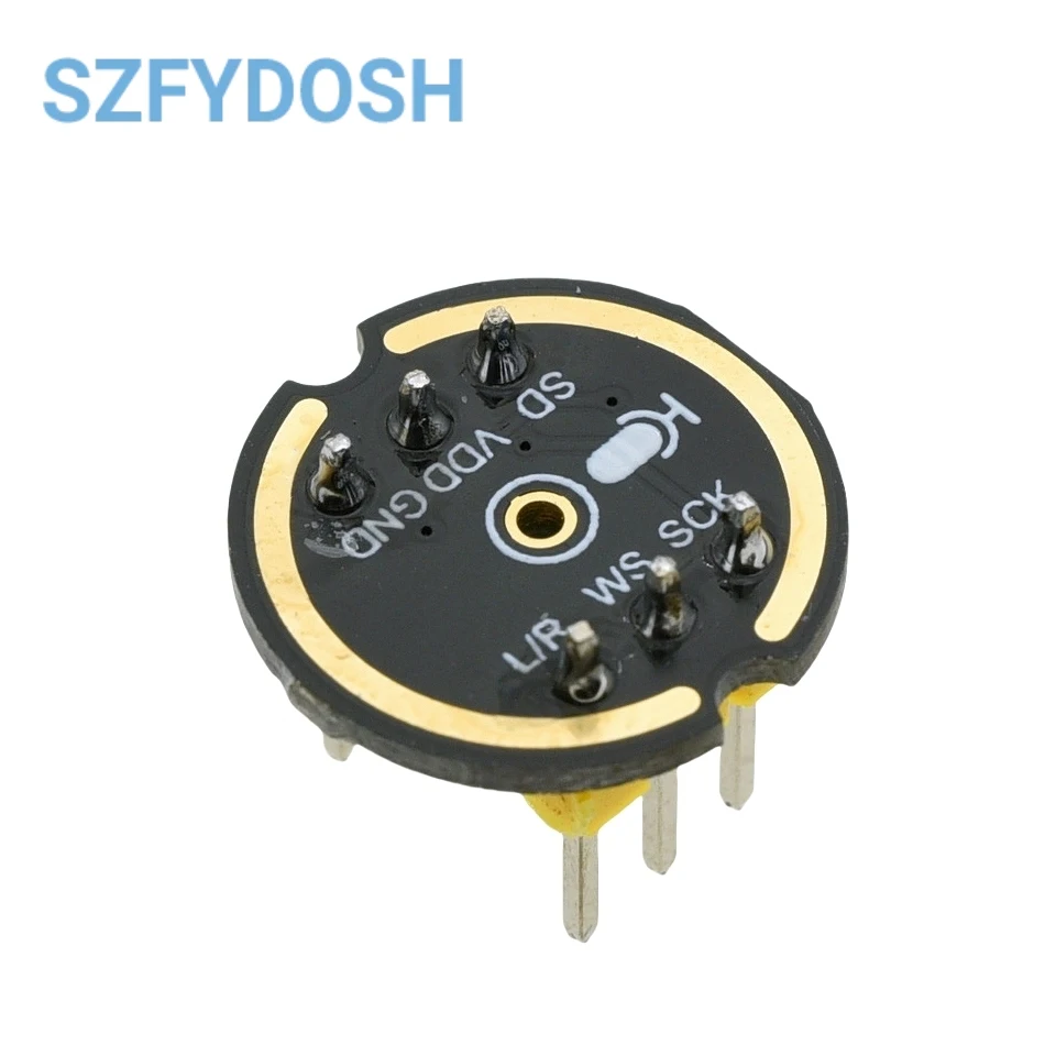 Moduł mikrofonu dookólnego INMP441 MEMS, wysoka precyzja, niski pobór mocy, interfejs I2S, obsługa ESP32