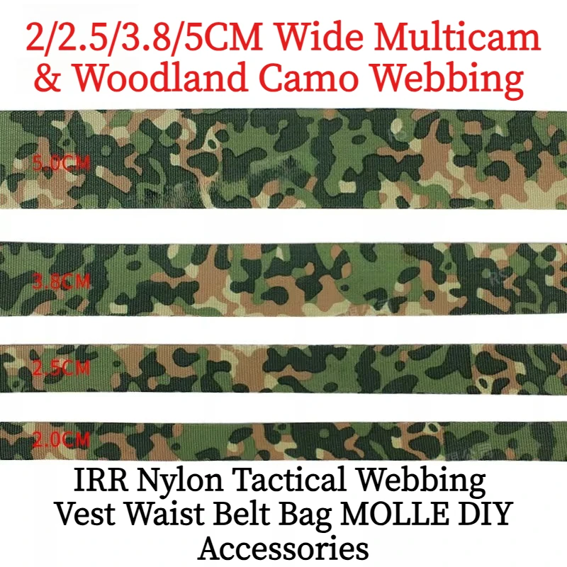 2/2.5/3.8/5CM Wide …