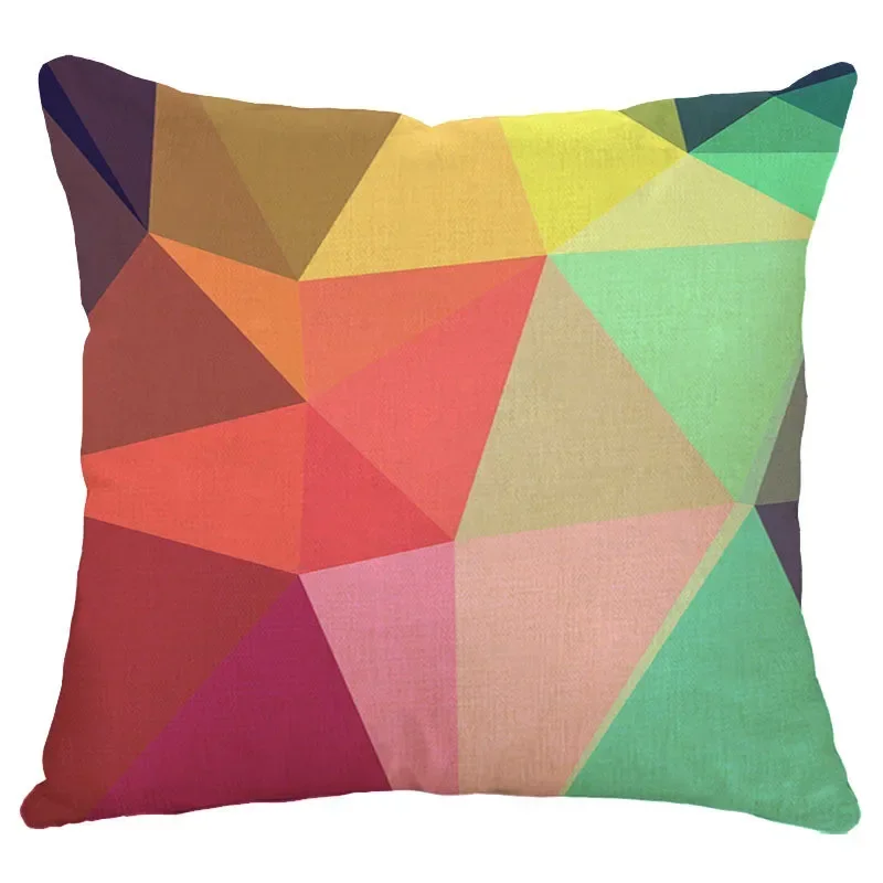 

geometric style printed pattern cushion cover for home living room sofa bedroom decoration pillowcase